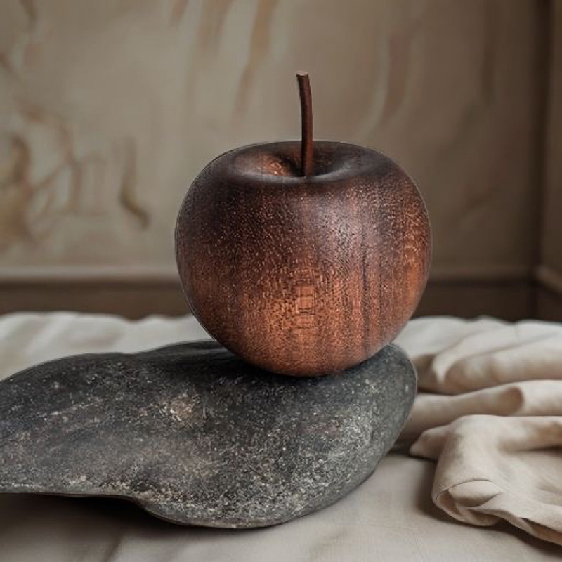 Home Fragrance For Diffuser - 1PCS Of Wooden Apple Shaped Essential