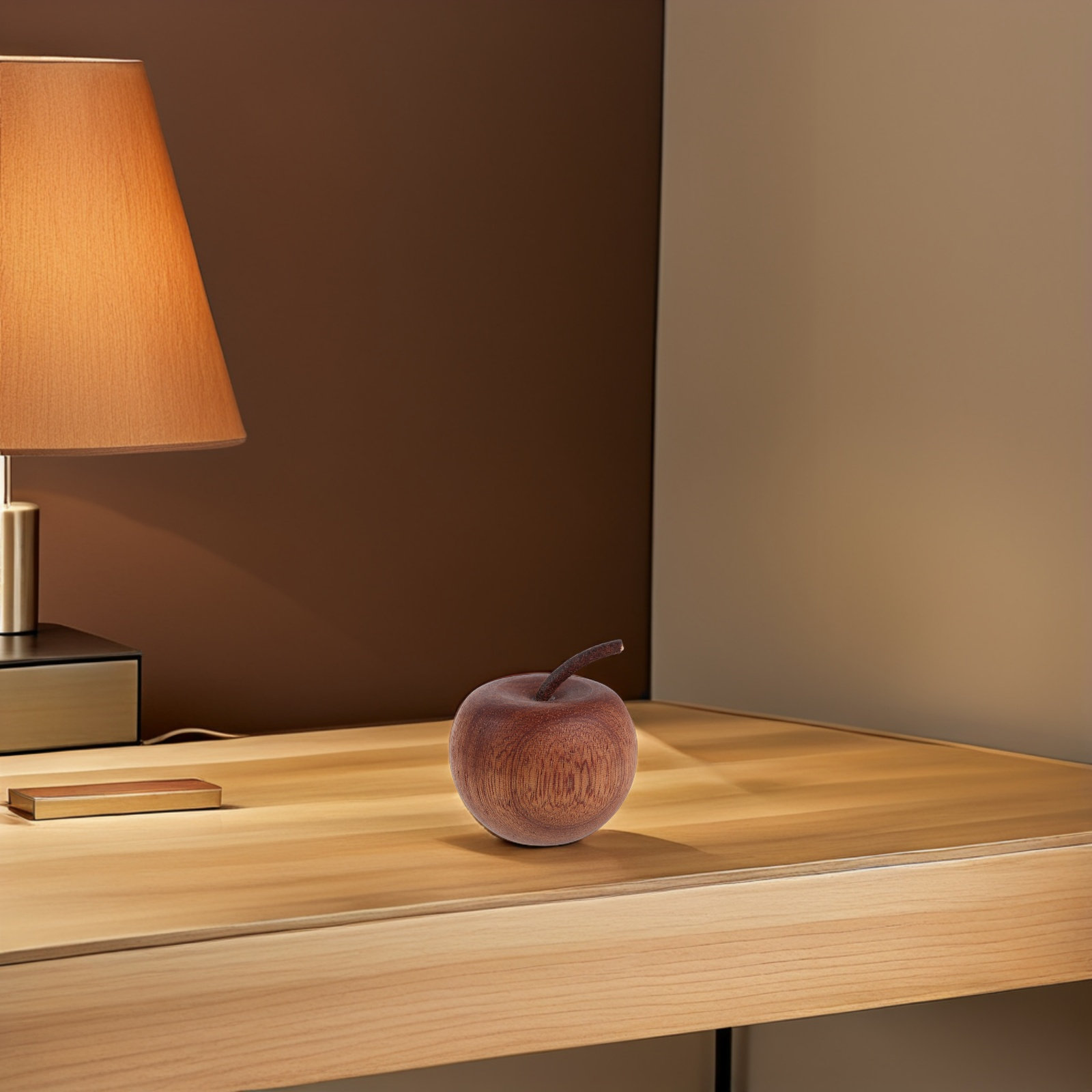 Home Fragrance For Diffuser - 4Pcs Hand-Finished Wooden Scent Diffuser Fruit