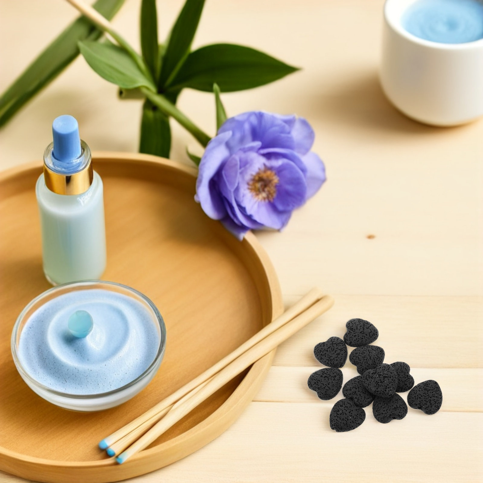 20Pcs Heart Volcanic Lava Rock - đánh giá và giá Home Fragrance For Diffuser