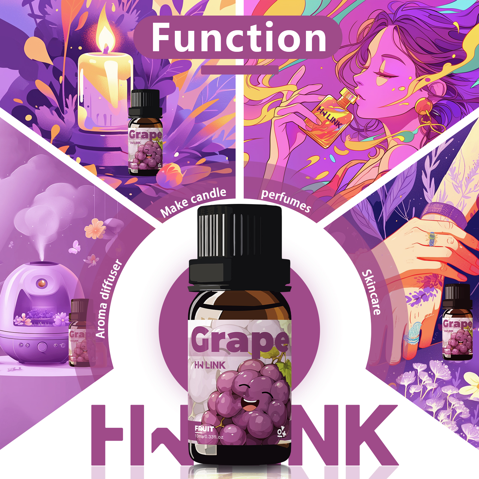 Grape Essential Oil 10ml Perfu - đánh giá và giá Home Fragrance For Diffuser