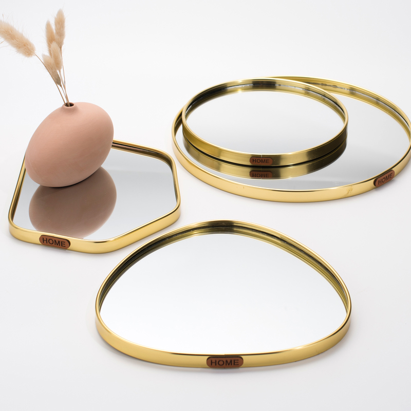Gold Mirror Tray Jewelry Organ - đánh giá và giá Home Fragrance Luxury