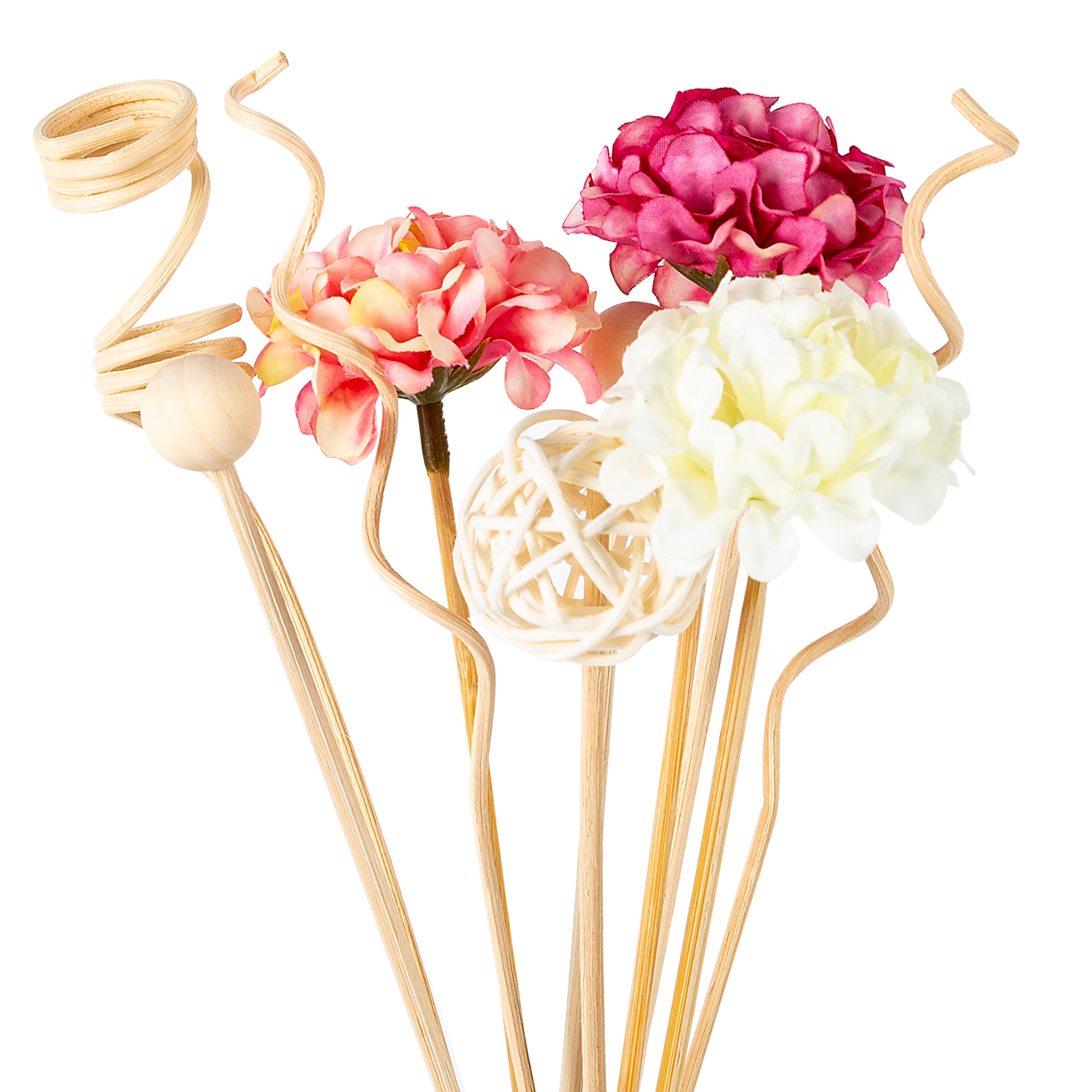 NEW 10PCS Pink Hydrangea Flowe - đánh giá và giá Home Fragrance Diffuser Sticks