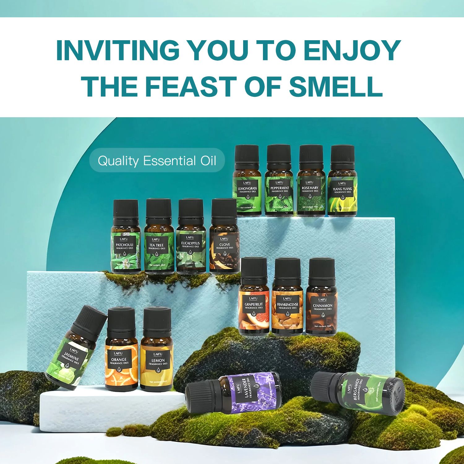 16x10ml Essential Oils Set for - đánh giá và giá Home Fragrance Mist