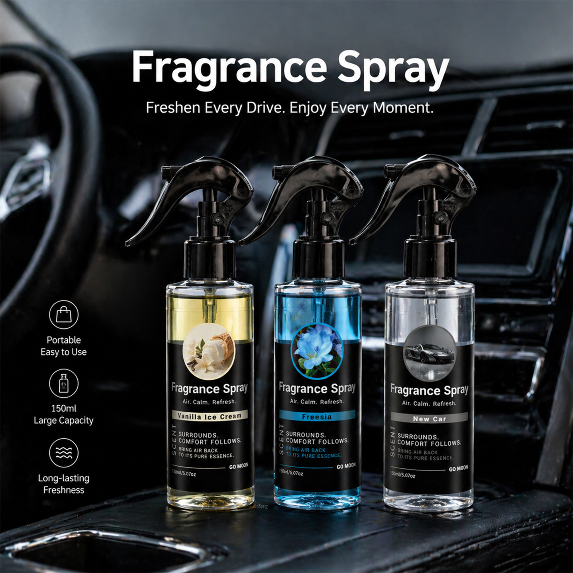 flower fruit scent car fragran - đánh giá và giá Home Fragrance Mist